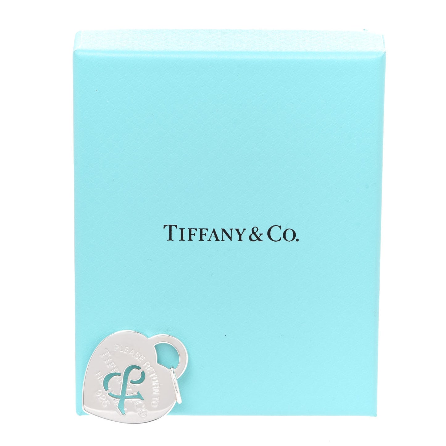 Sterling Silver Return to Tiffany Ampersand Heart Charm