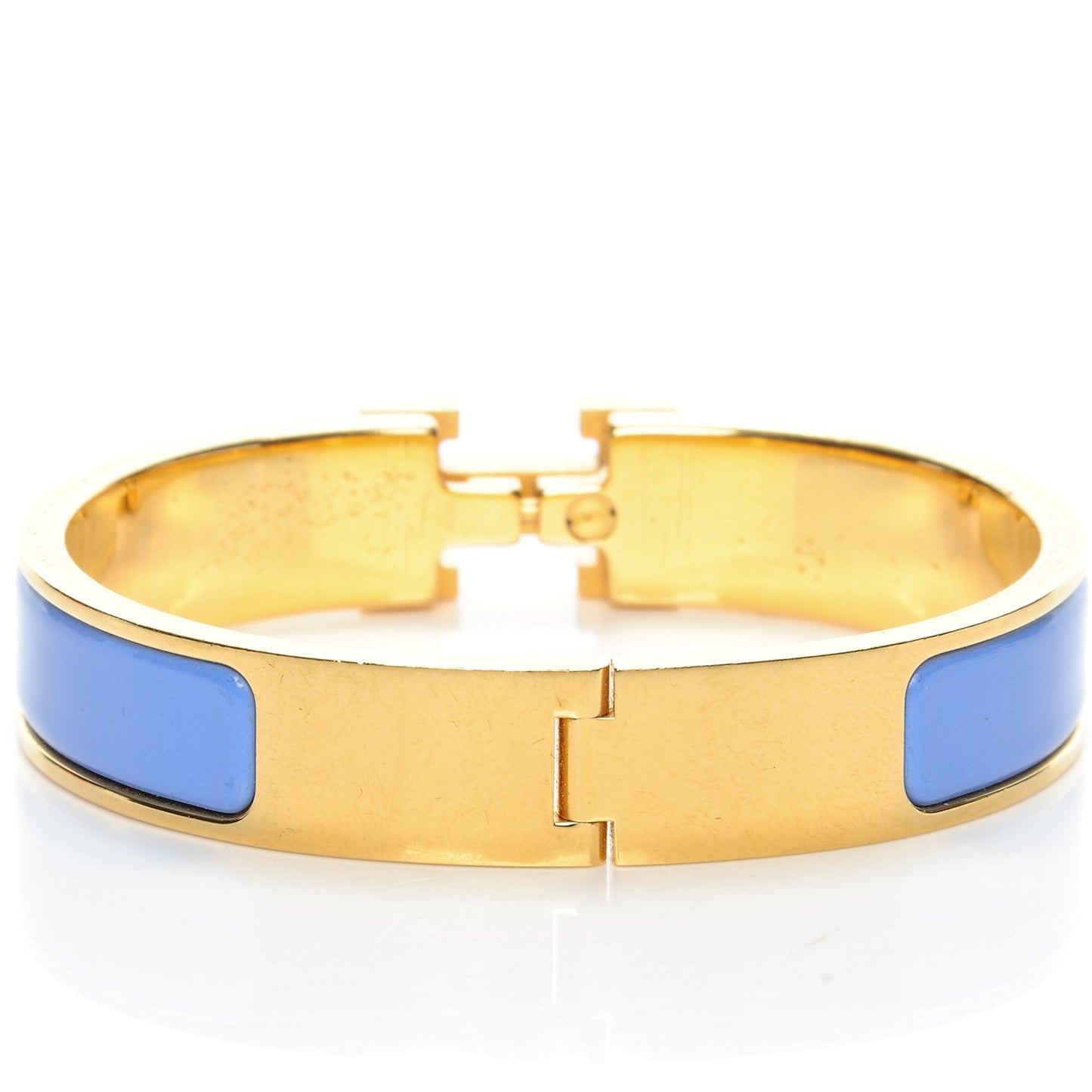 Enamel Narrow Clic Clac H Bracelet PM Bleu Lavande