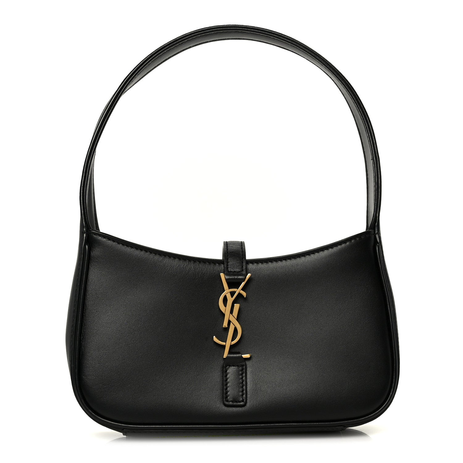 Saint Laurent Smooth Calfskin Le 5 A 7 Mini Hobo Black 1 of 10