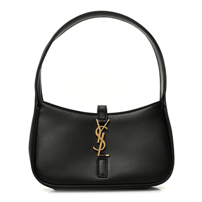 Saint Laurent Smooth Calfskin Le 5 A 7 Mini Hobo Black 1 of 10