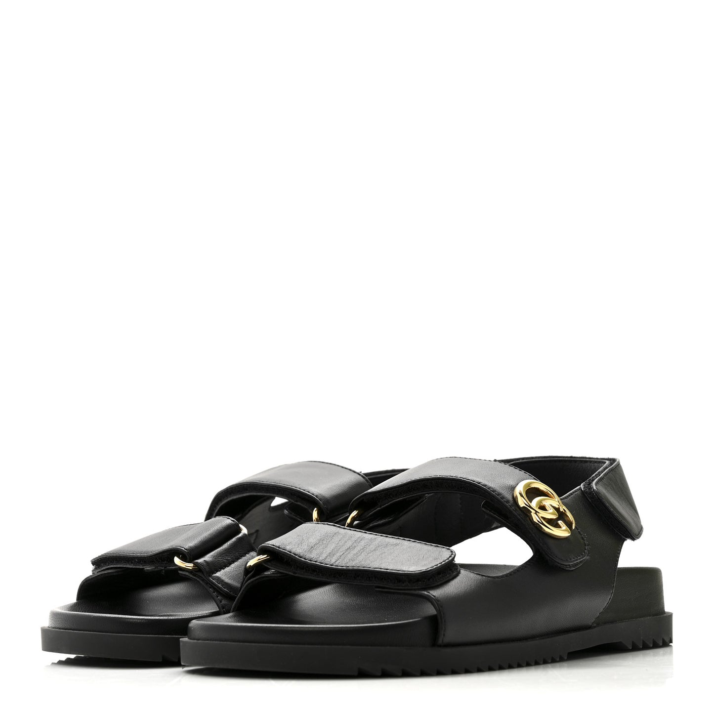 Nappa Charlotte Moritz GG Womens Dad Sandals 36.5 Black