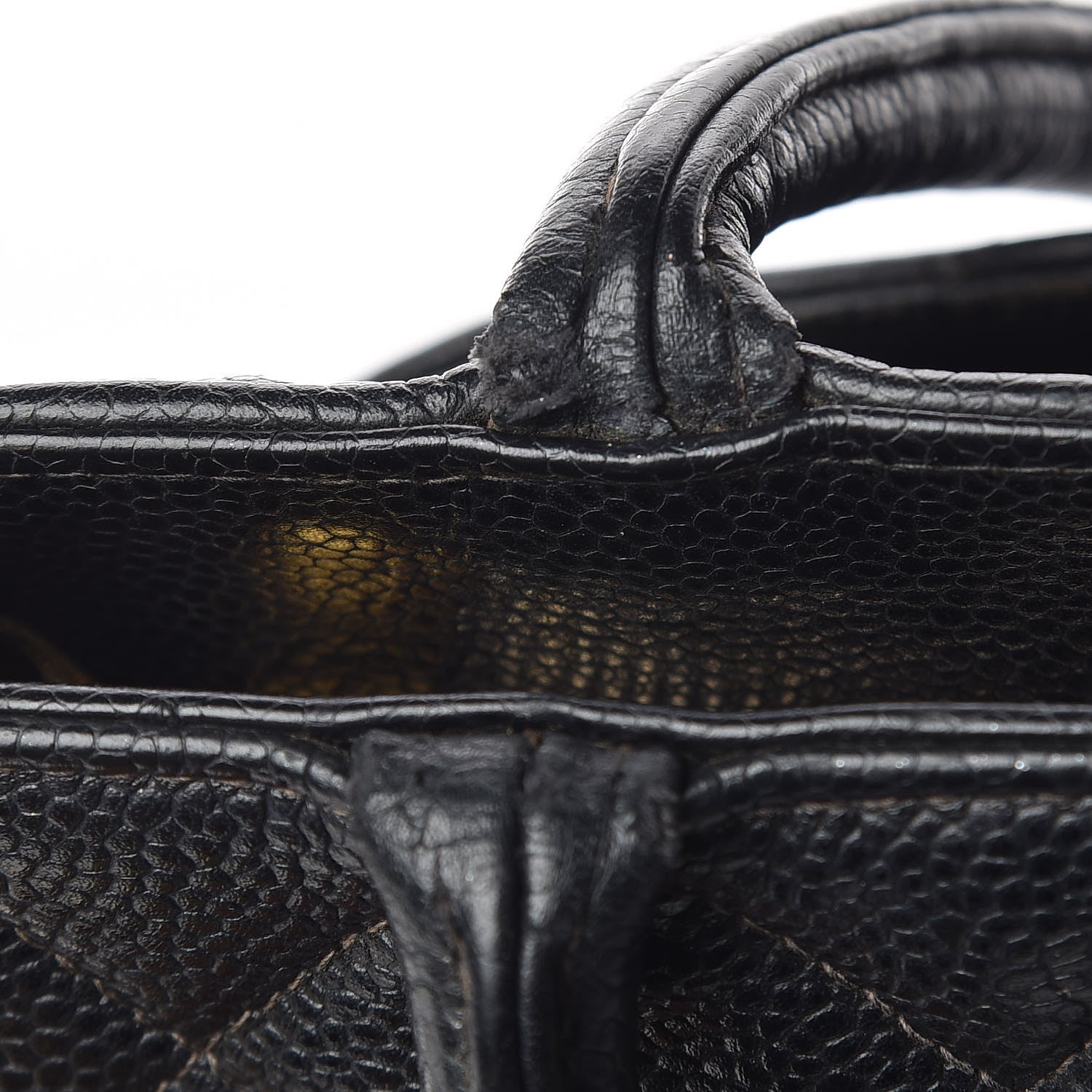 Chanel Caviar Quilted Medallion Tote Black 11 of 18