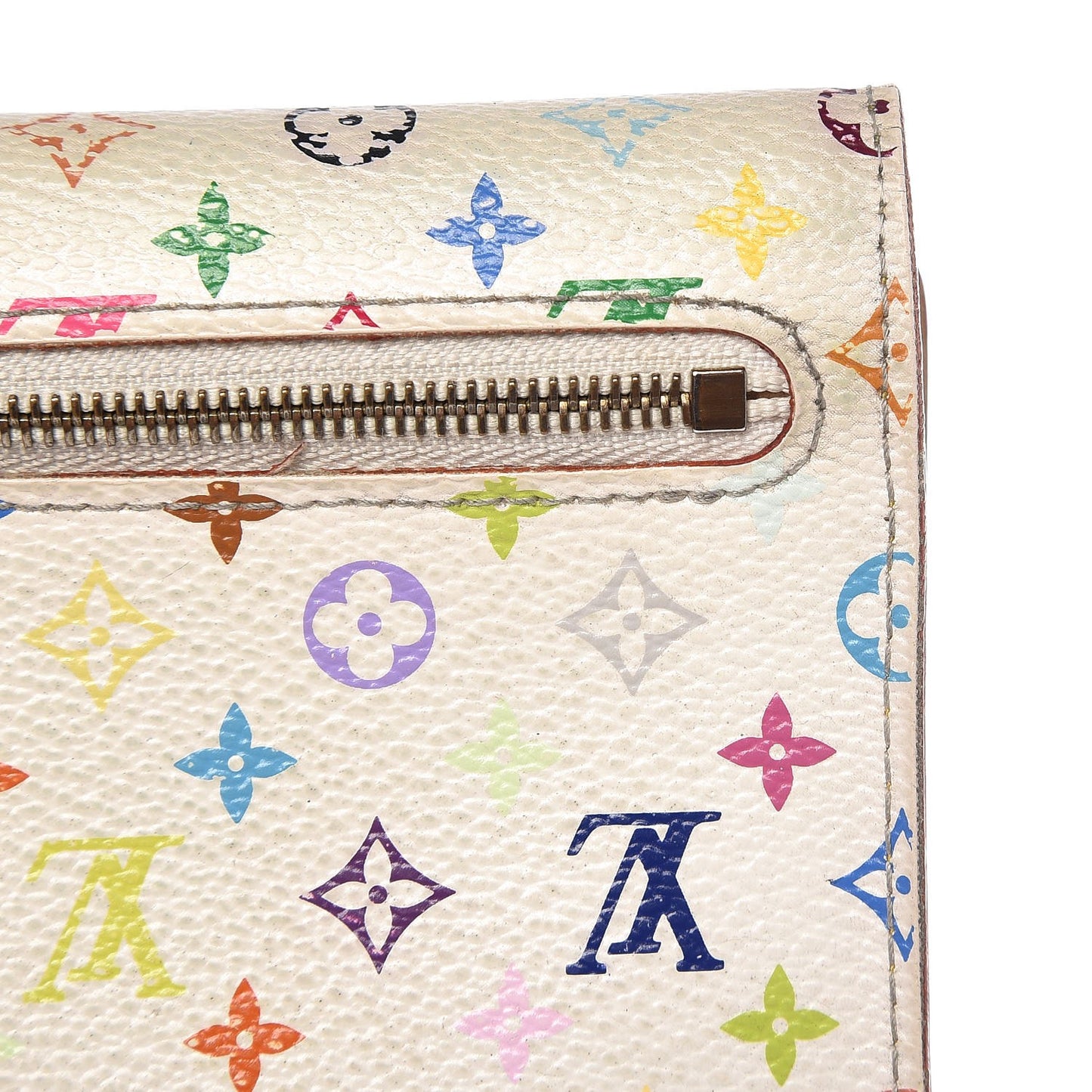 Monogram Multicolor Koala Wallet White