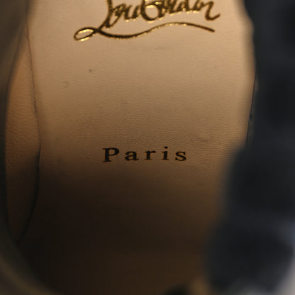Christian Louboutin Calfskin Studded Dakita 100 Booties 39 Black 7 of 11