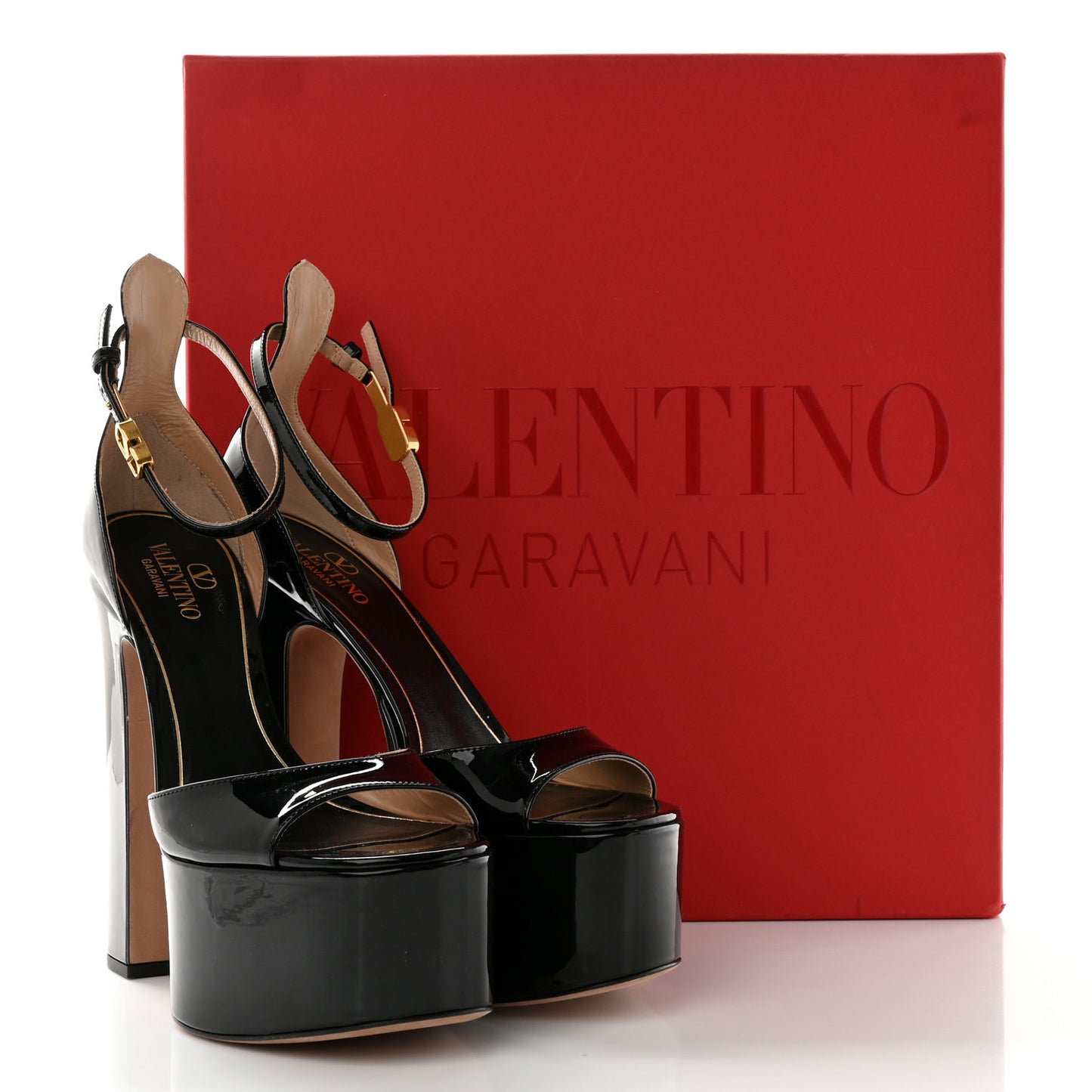 Patent Tan-Go 55/155mm Platform Sandals 37.5 Black