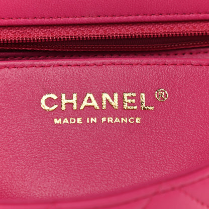 Chanel Lambskin Quilted Mini Rectangular Flap Pink 5 of 8