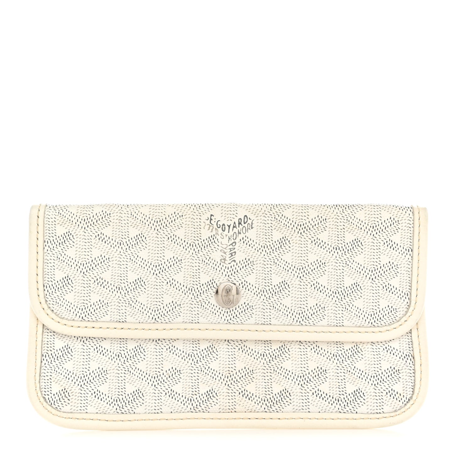 Goyardine Pouch White