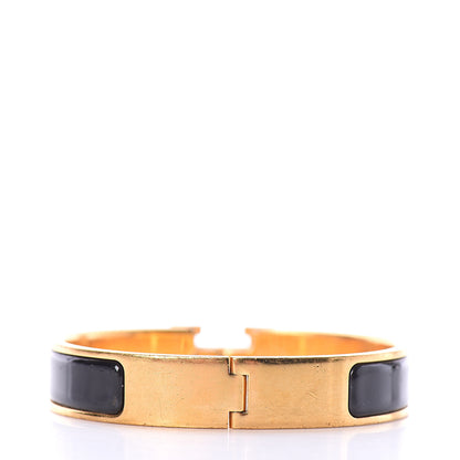 Hermes Enamel Narrow Clic Clac H Bracelet PM Black 2 of 3