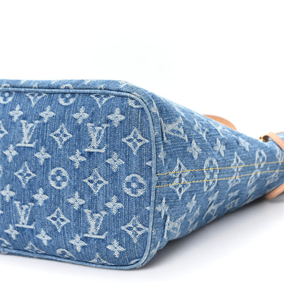 Louis Vuitton Monogram Denim Neo Neverfull MM Blue 9 of 10