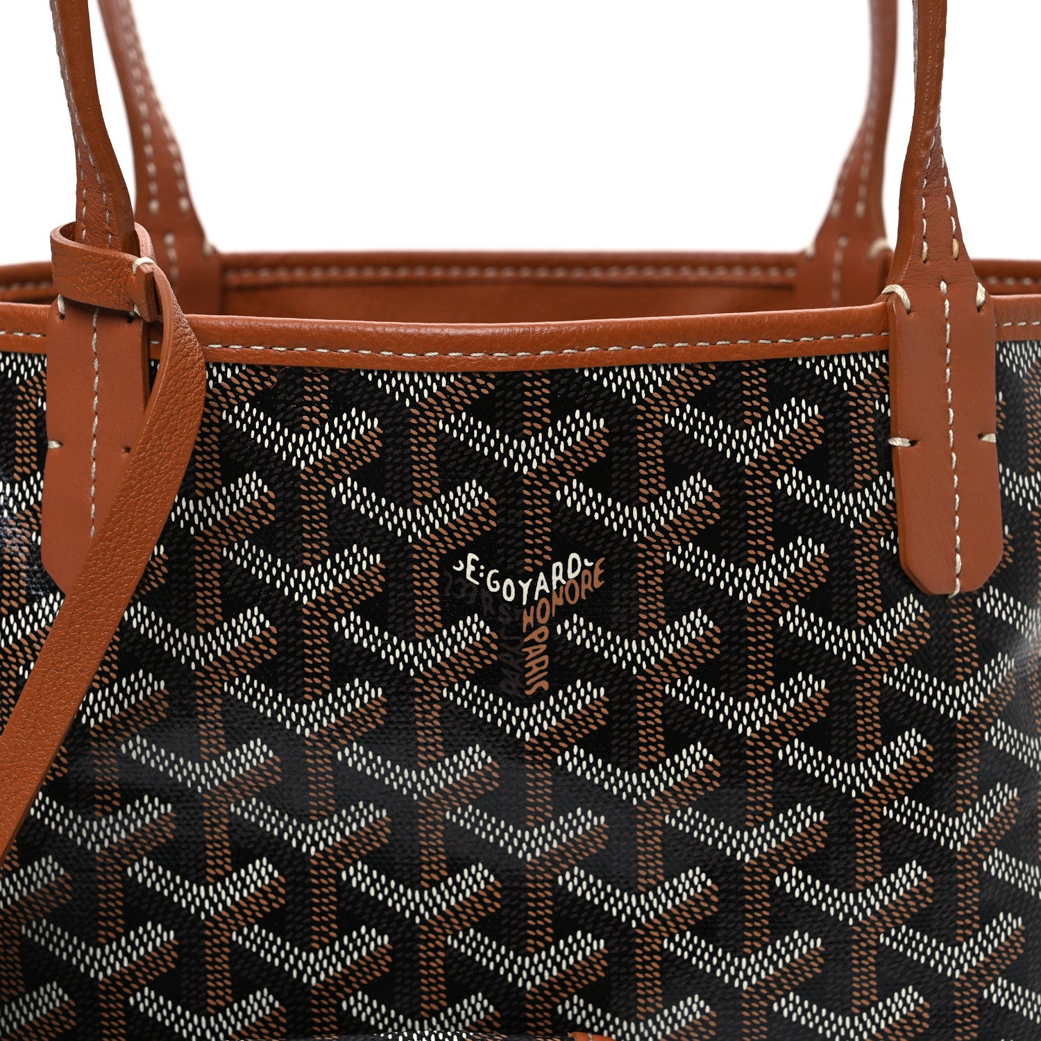 Goyard Goyardine Reversible Mini Anjou Black Gold 9 of 18