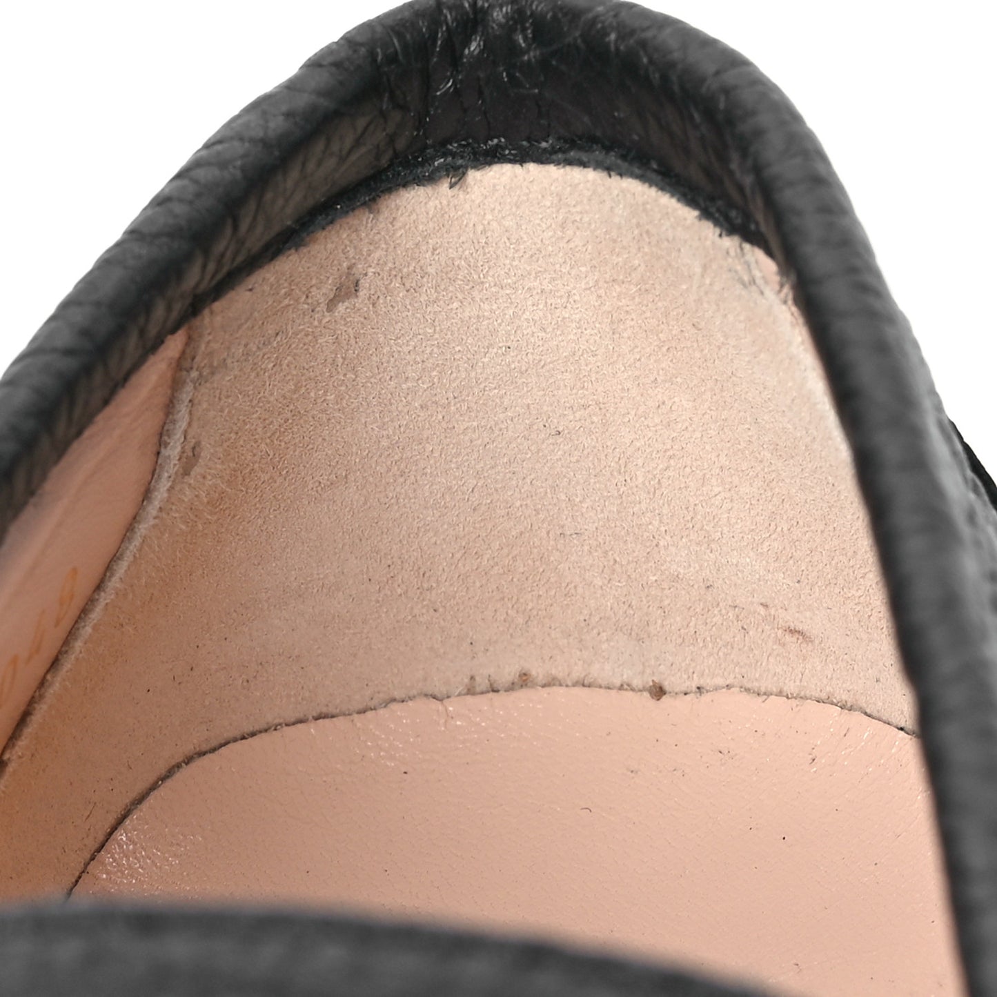 Piuma Calfskin Embossed Womens Platform Lug Sole Loafers 40 Black