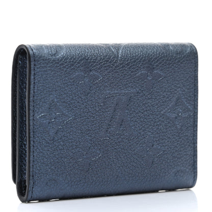 Louis Vuitton Metallic Monogram Business Card Holder Navy Nacre 3 of 6