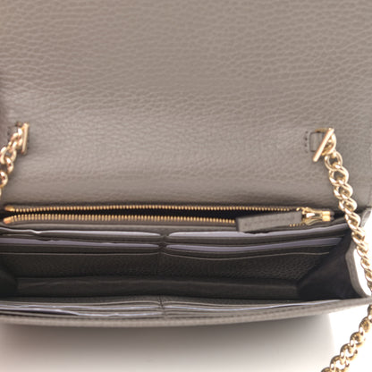 Gucci Dollar Calfskin Interlocking G Chain Wallet Loess 5 of 11