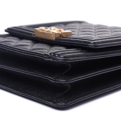 Chanel Caviar Quilted North South Boy Flap Black 7 of 15