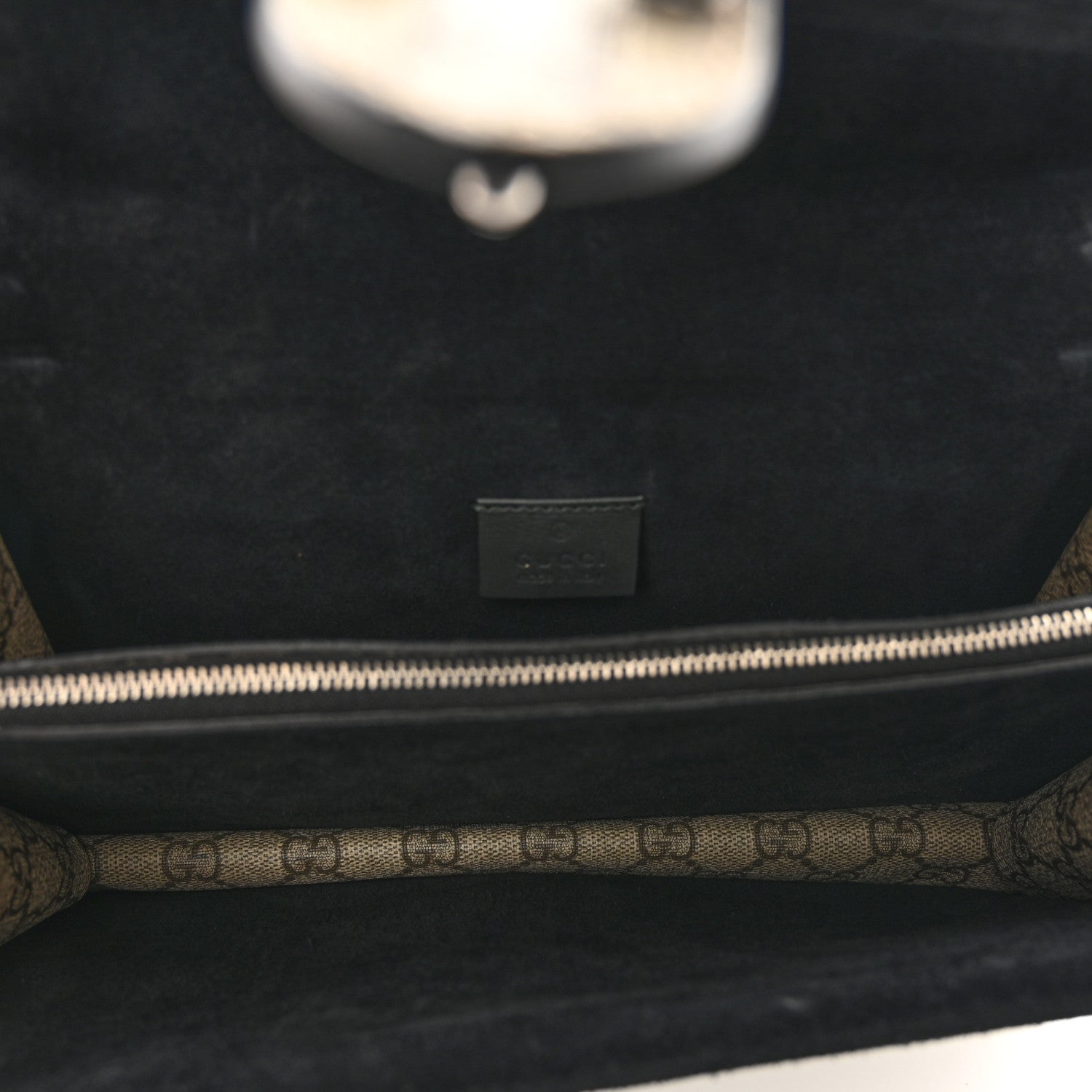 Gucci GG Supreme Monogram Small Dionysus Shoulder Bag Black 6 of 12