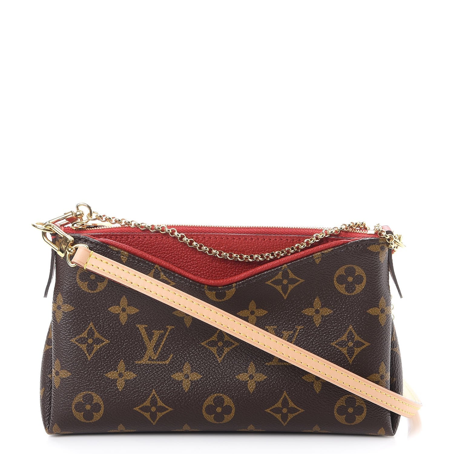 Louis Vuitton Monogram Pallas Clutch Cherry 1 of 7