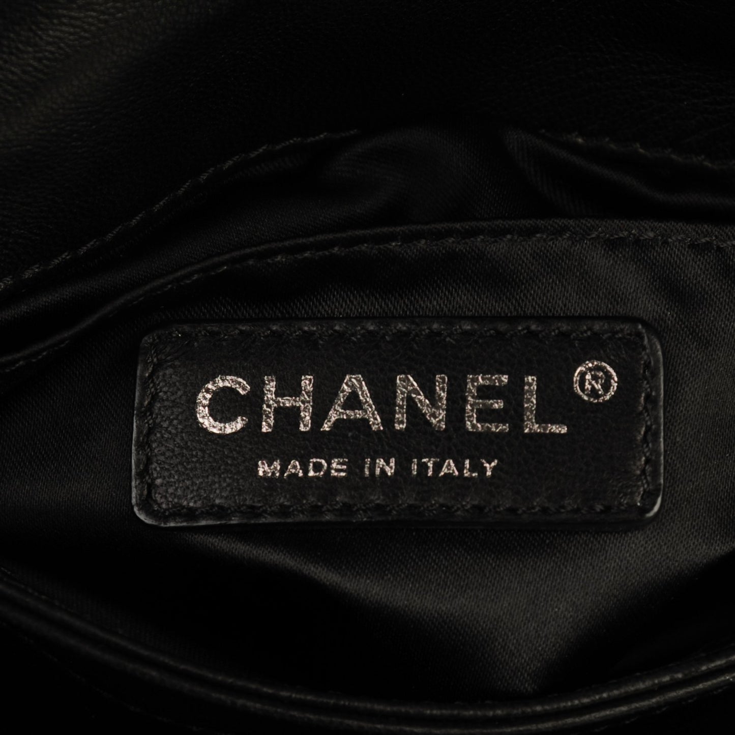 Lambskin Quilted Mini Chanel 3 Flap Black