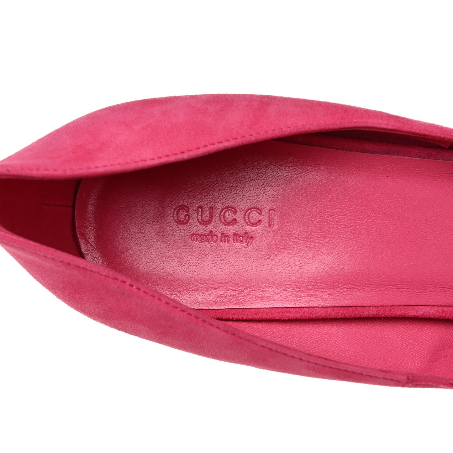 Kid Scamosciato Interlocking G Jennifer Pumps 41 Shocking Pink