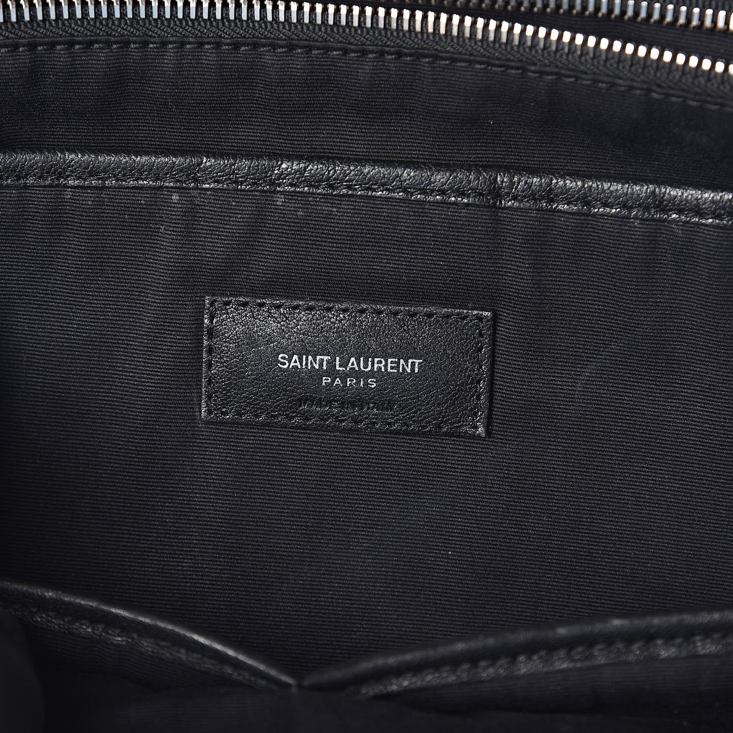 Sheepskin Mini Love Appliqué City Backpack Black