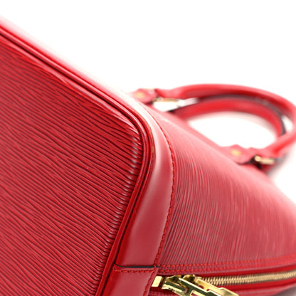 Louis Vuitton Epi Alma PM Castillan Red 11 of 13