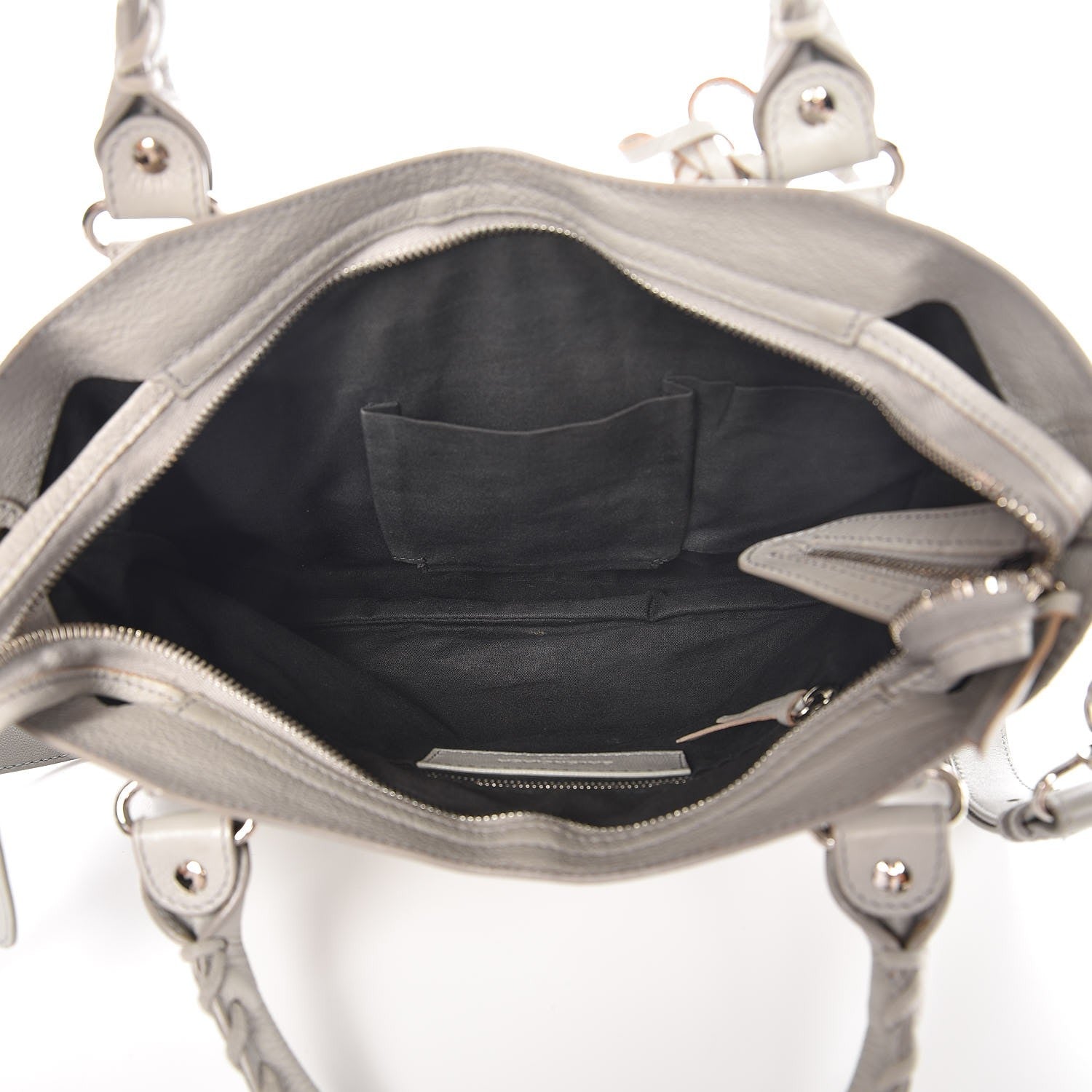 Balenciaga Chevre Silver Metallic Edge Hardware Town Gris Perle 6 of 8