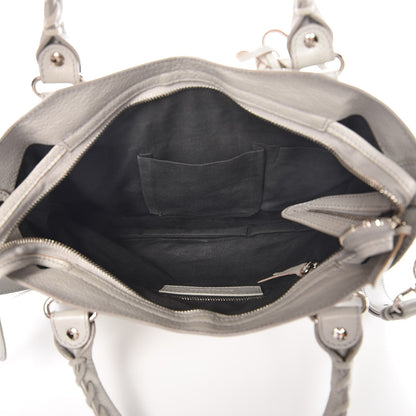 Balenciaga Chevre Silver Metallic Edge Hardware Town Gris Perle 6 of 8
