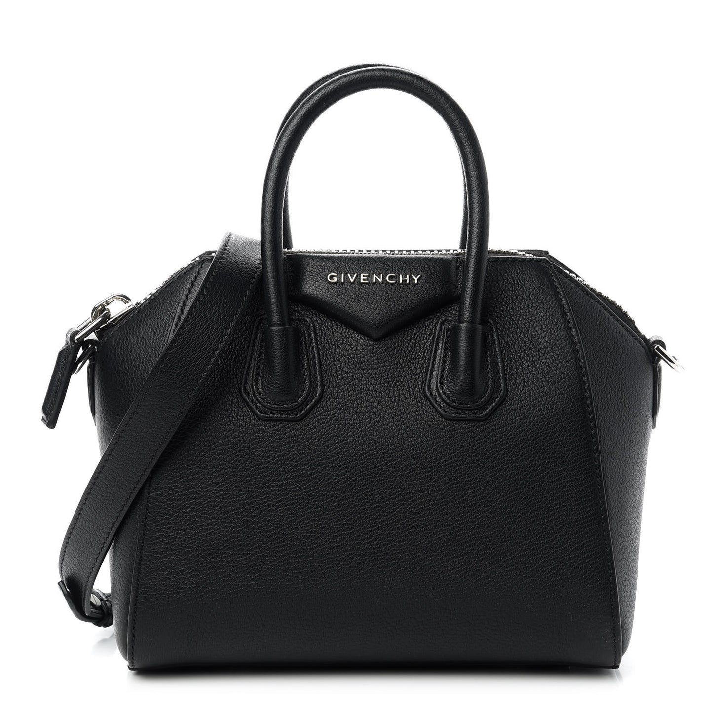 Sugar Goatskin Mini Antigona Black