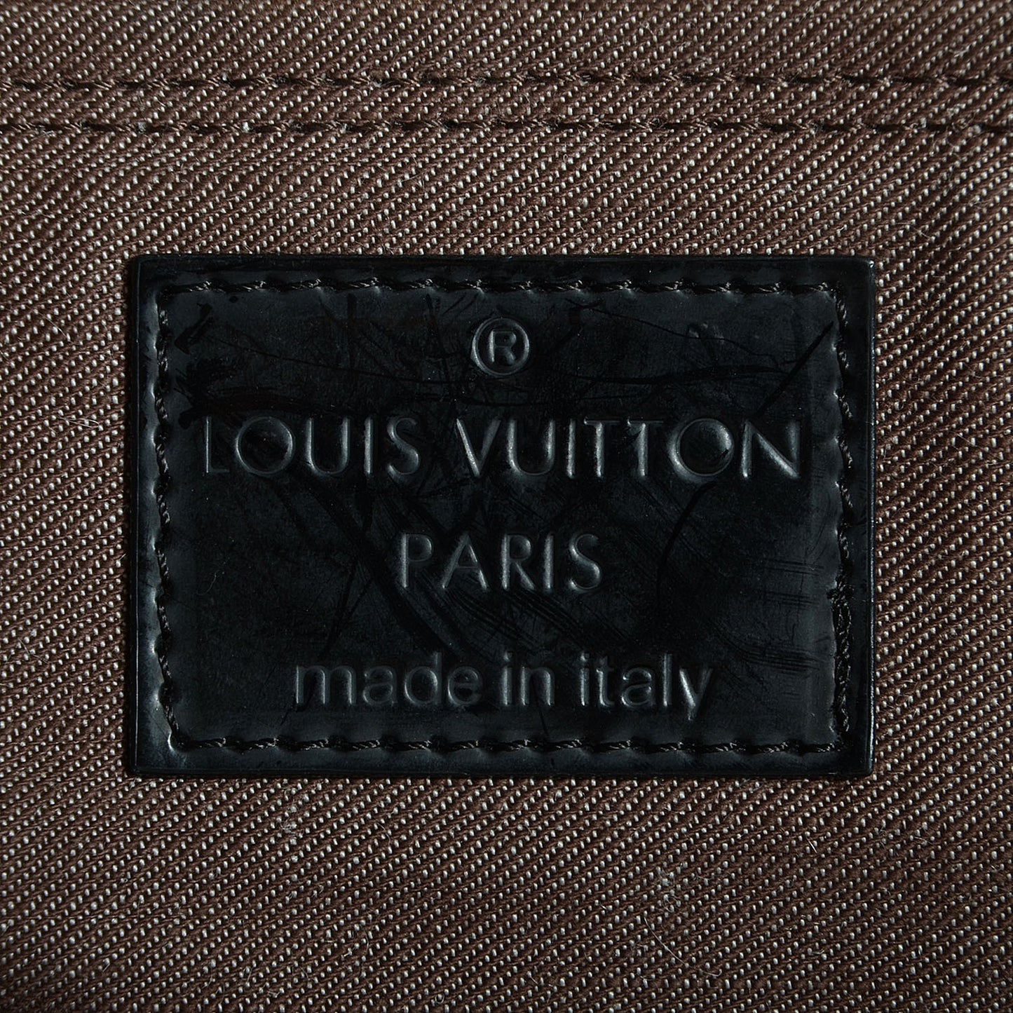 Patent Monogram Shearling Sac Thunder
