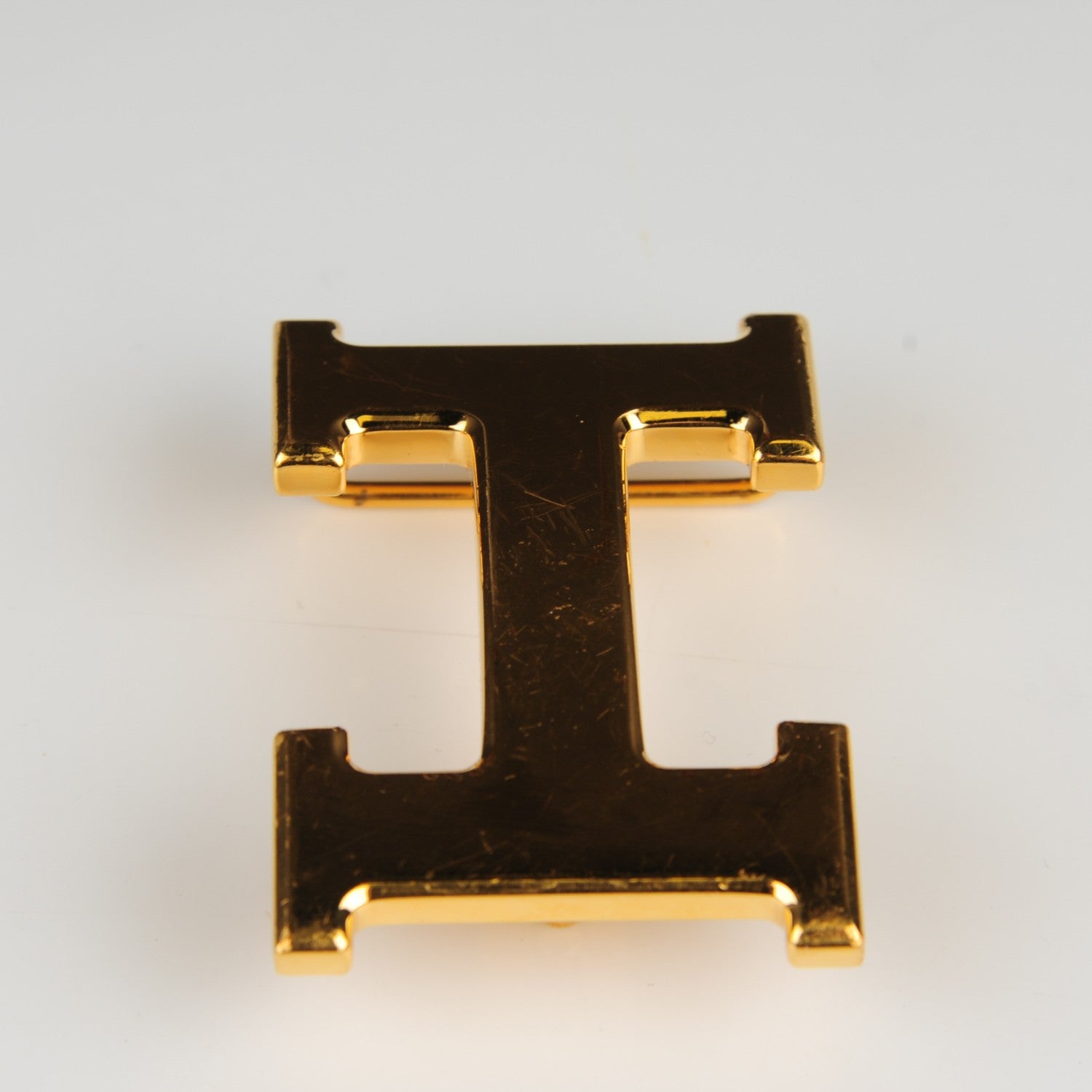 Hermes Box Togo 32mm H Belt 85 Black Gold 4 of 13