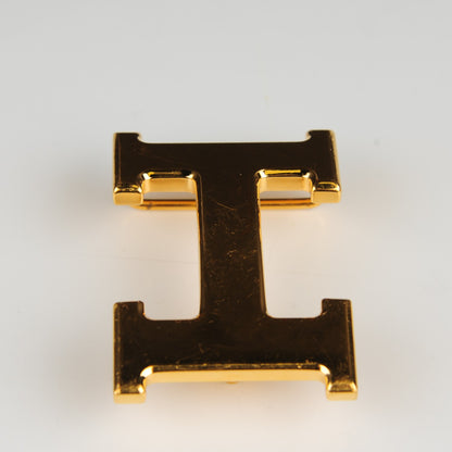 Hermes Box Togo 32mm H Belt 85 Black Gold 4 of 13