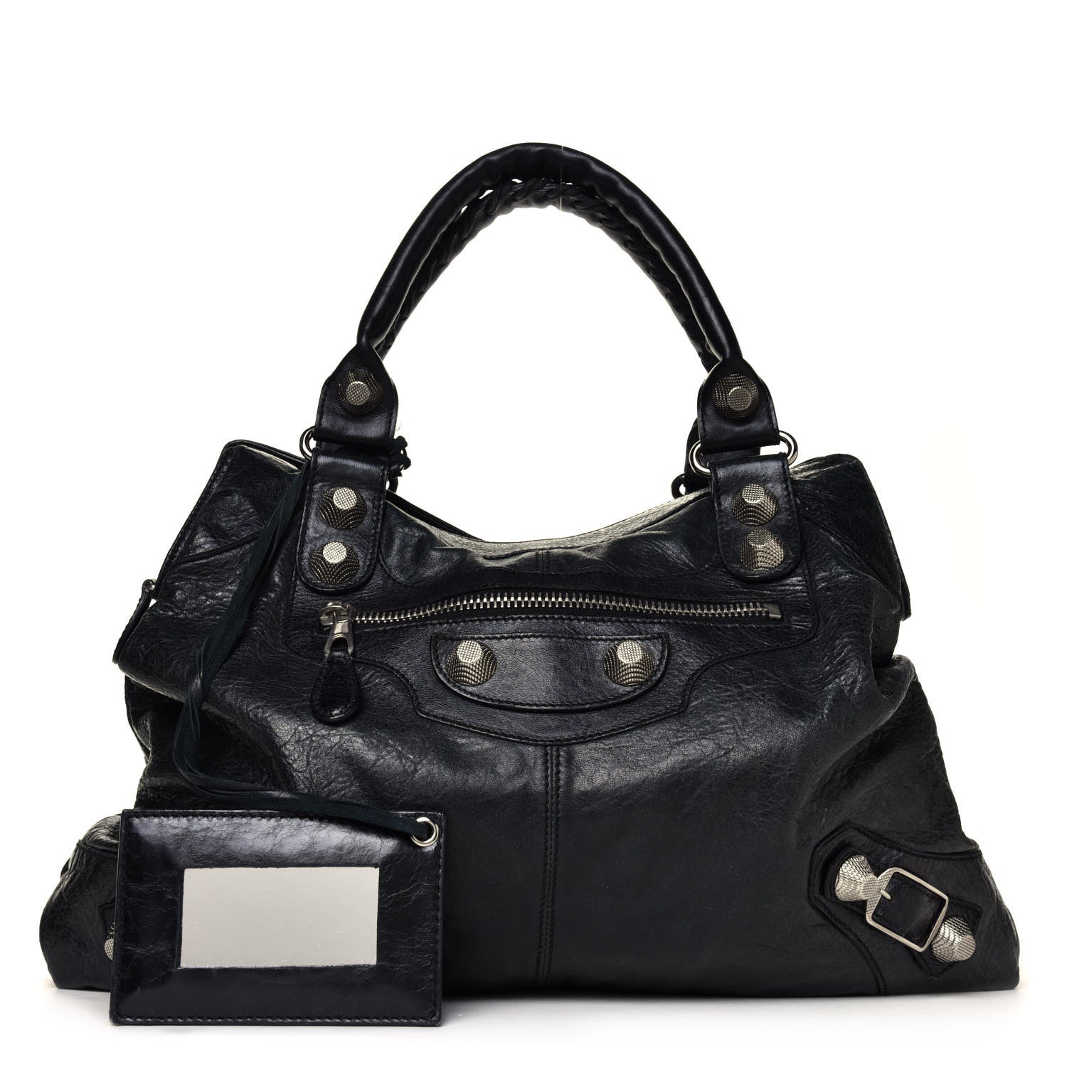 Balenciaga Agneau Giant 21 Silver Hardware Brief Black 1 of 5
