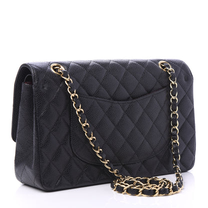 Chanel Caviar Quilted Medium Double Flap Black 4 of 12