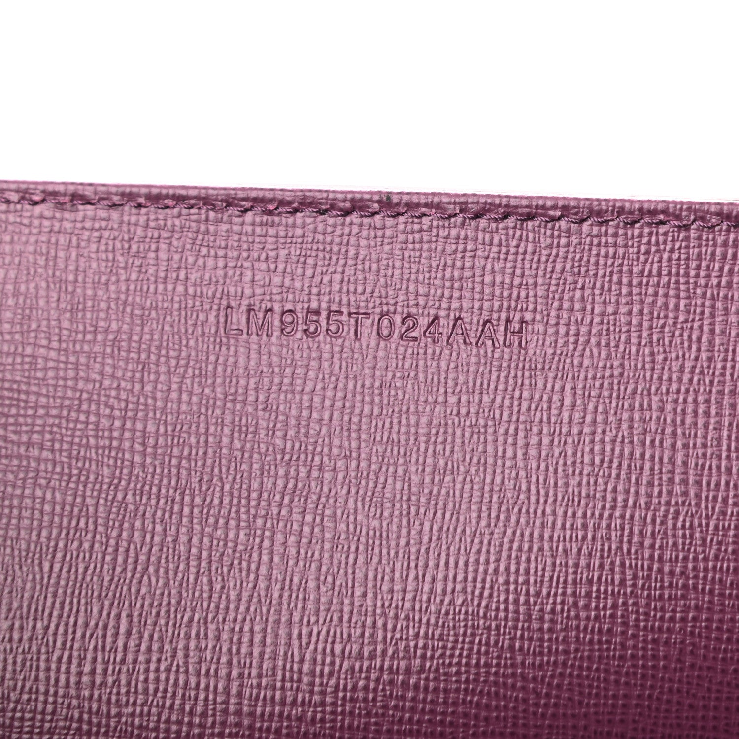Tom Ford Grained Calfskin Small T Tote Bordeaux 7 of 14