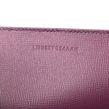 Tom Ford Grained Calfskin Small T Tote Bordeaux 7 of 14