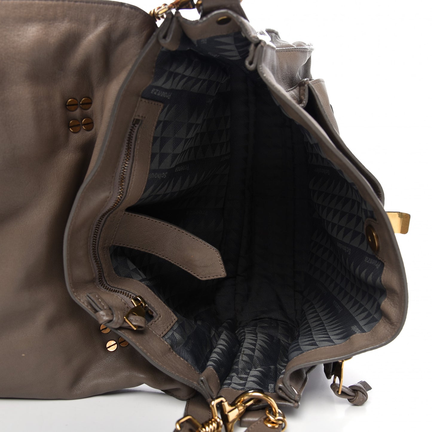 Lambskin Medium PS1 Satchel Smoke