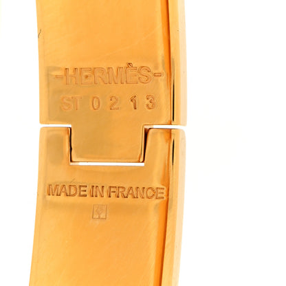 Hermes Enamel Narrow Clic Clac H Bracelet PM White 4 of 5