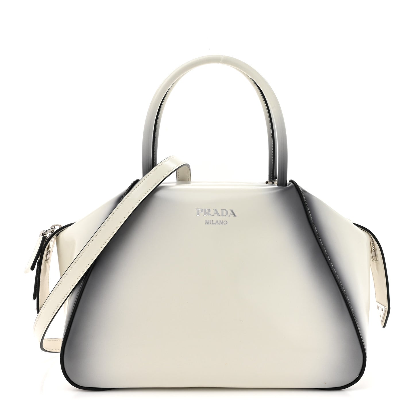 Spazzolato Small Supernova Handbag White Sfumato
