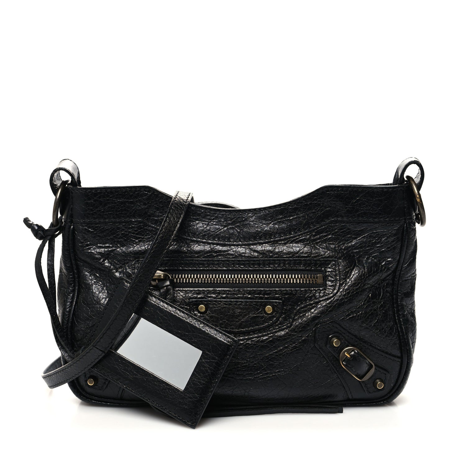Agneau Classic Hardware Hip Black