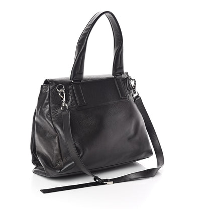 Givenchy Waxy Grained Calfskin Medium Pandora Pure Flap Bag Black 3 of 10