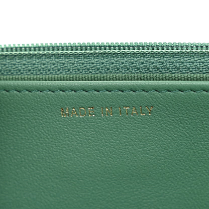 Chanel Lambskin Quilted Trendy CC Wallet On Chain WOC Green 7 of 11