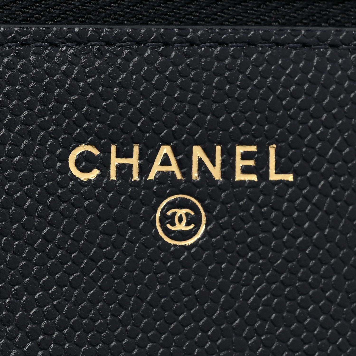 Chanel Caviar Quilted Perforated Metal Wallet On Chain WOC Navy 6 of 10