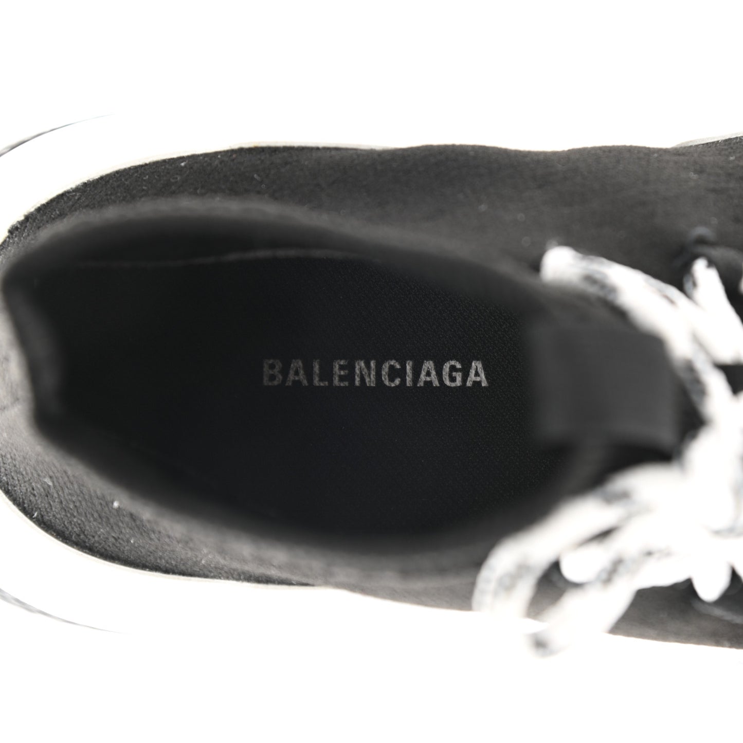 Knit Womens Speed Lace Up Sneakers 35 Black