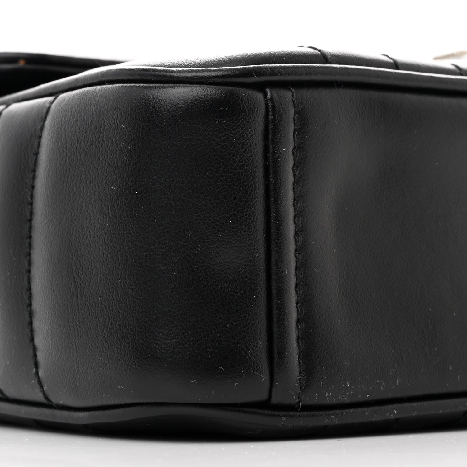 Prada Soft Calfskin Impunture Diagramme Medium Chain Flap Shoulder Bag Black 9 of 10