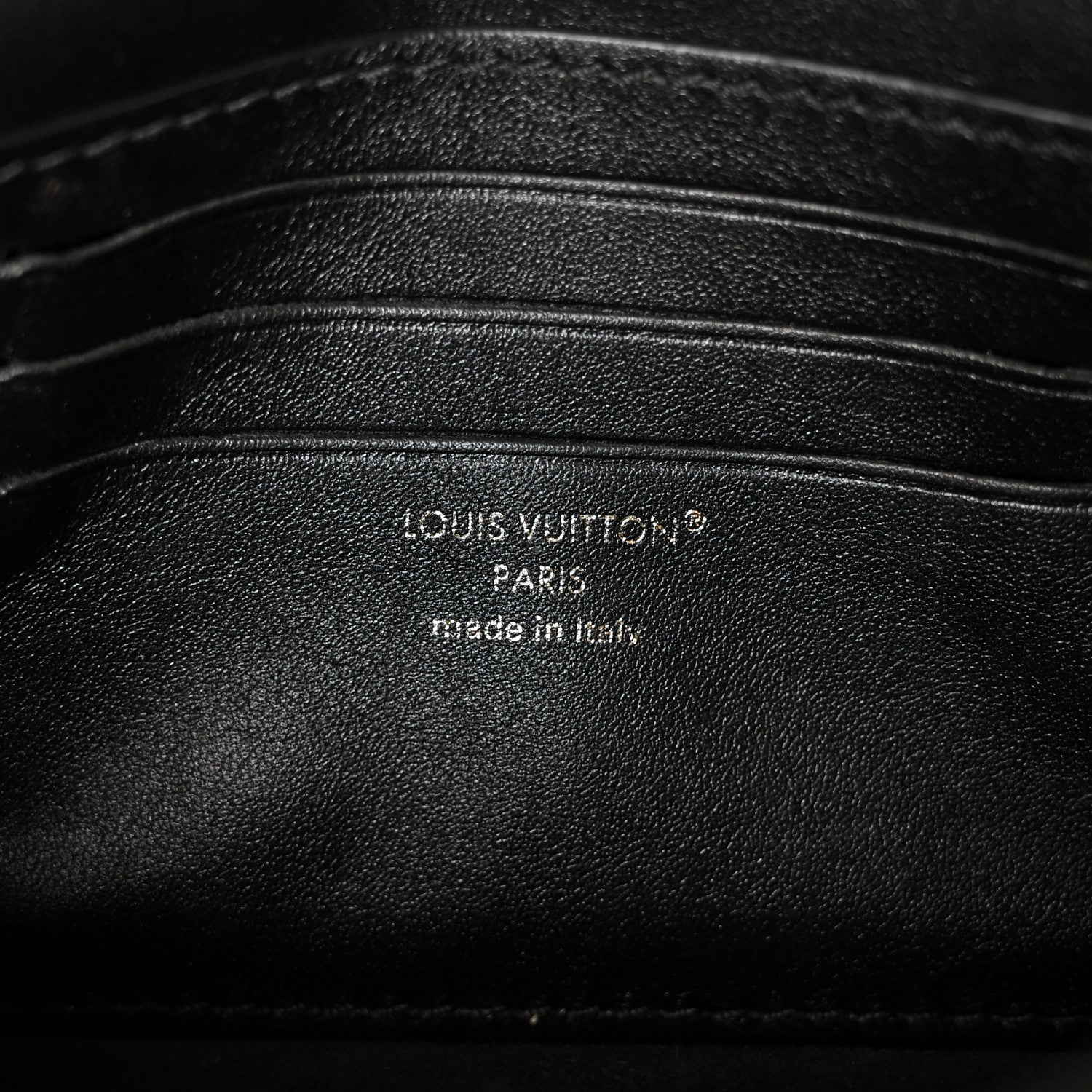 Louis Vuitton Calfskin LV Bloom Wallet On Chain Black 6 of 9