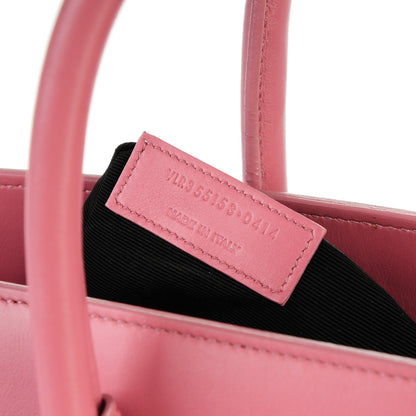 Saint Laurent Calfskin Small Sac De Jour Dark Rose 7 of 7