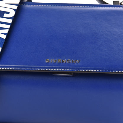 Givenchy Calfskin Mini Pandora Box Logo Strap Crossbody Bag Moroccan Blue 8 of 10