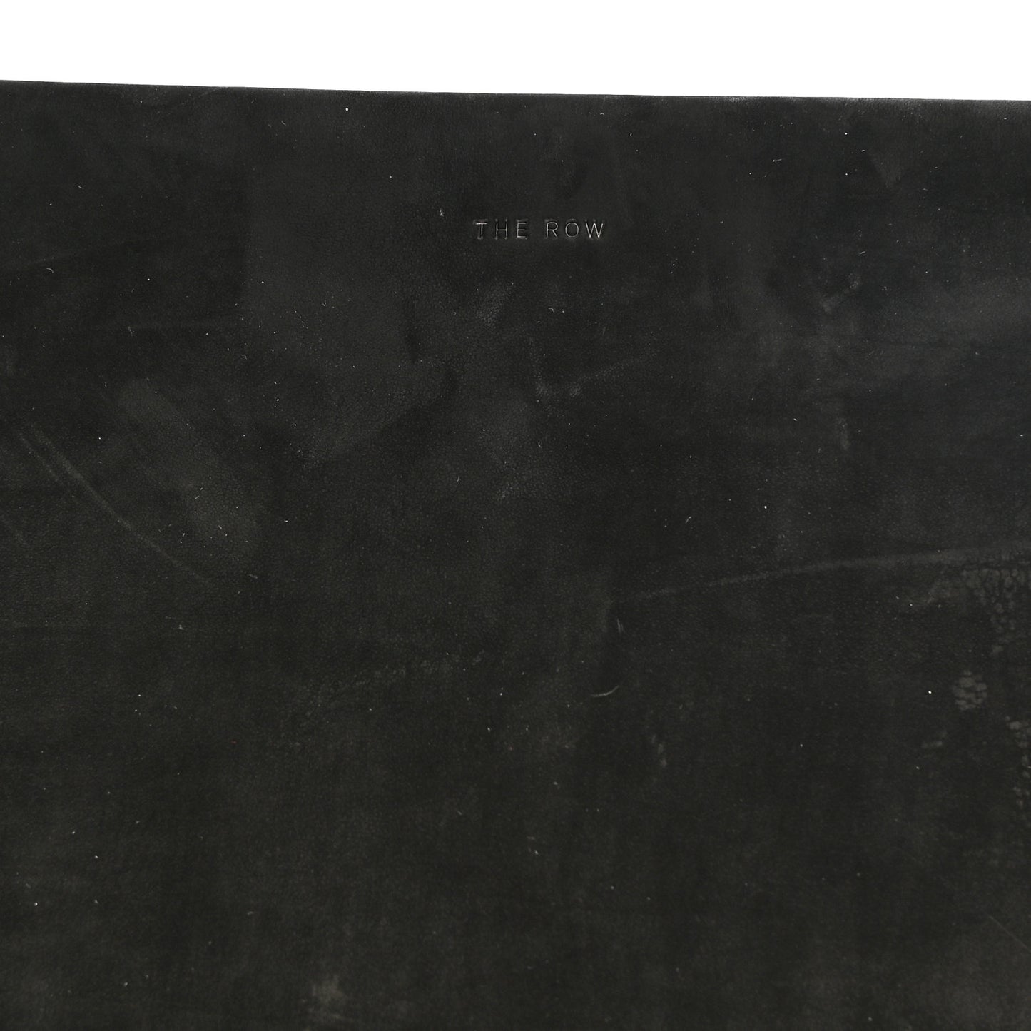 Suede Calfskin Medium N/S Park Tote Black