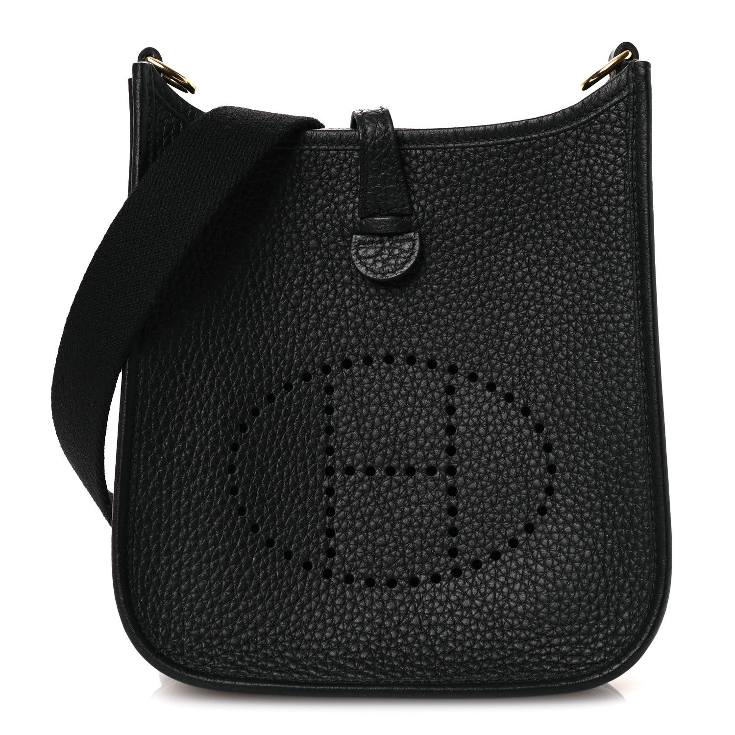 Hermes Taurillon Clemence Evelyne TPM Black 1 of 11