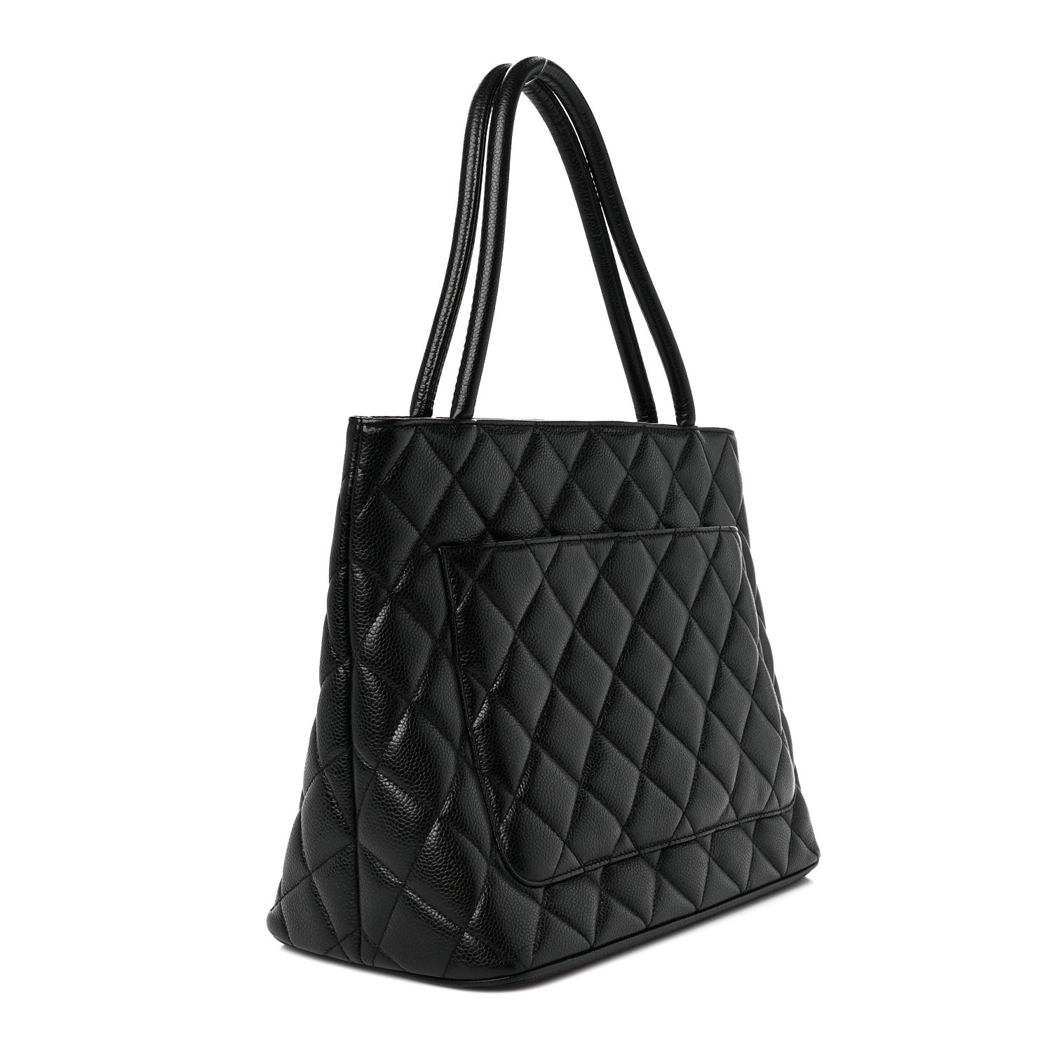Chanel Caviar Quilted Medallion Tote Black 3 of 10