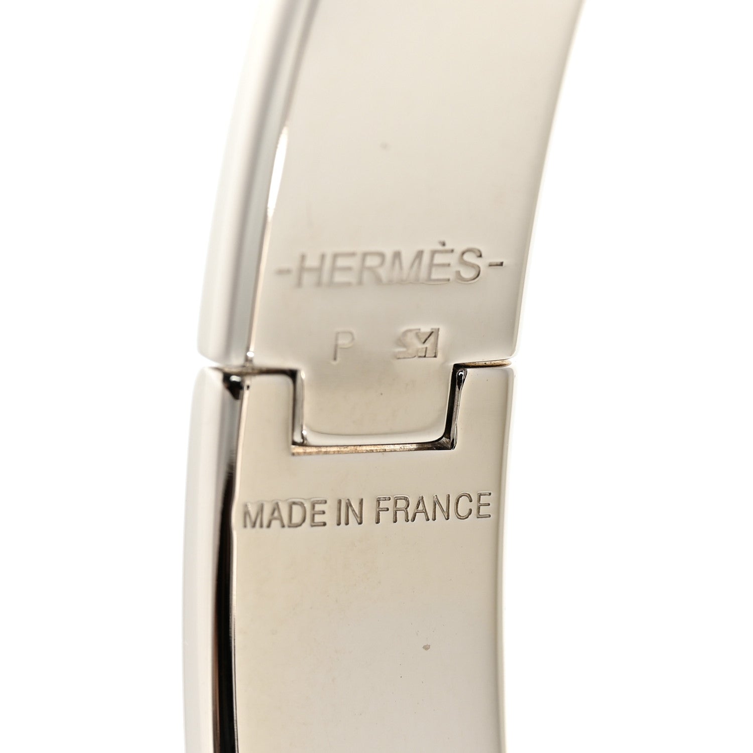 Hermes Enamel Narrow Clic Clac H Bracelet PM Black 4 of 5